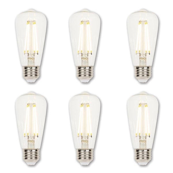 Westinghouse Bulb LED Dimmablemable 6.5W 120V ST15 Filament 2700K Clear